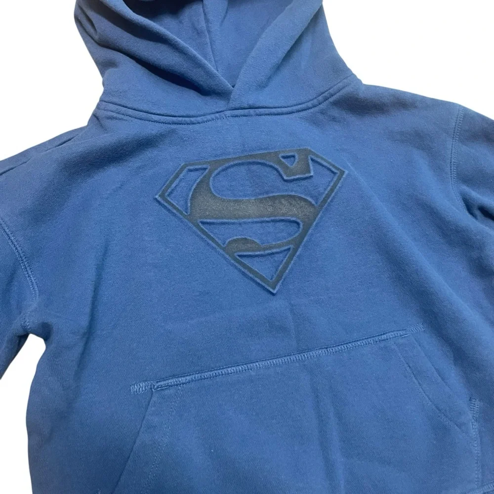 GAP‎ Kids VintageSoft DC Graphic Superman Hoodie Boys Size Small
